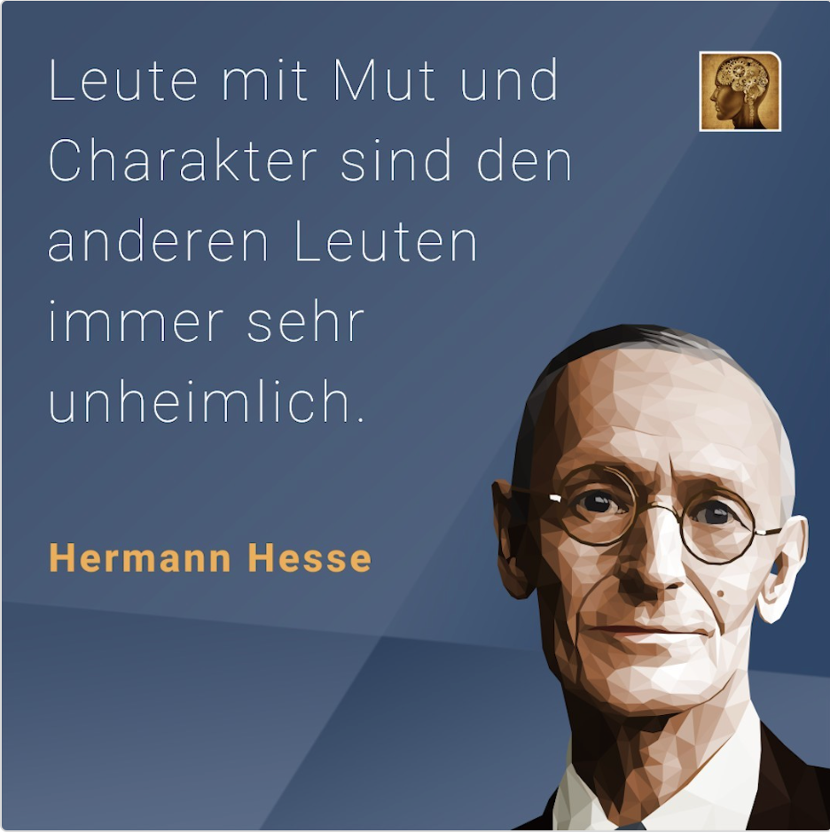 Leute mit Mut und Charakter